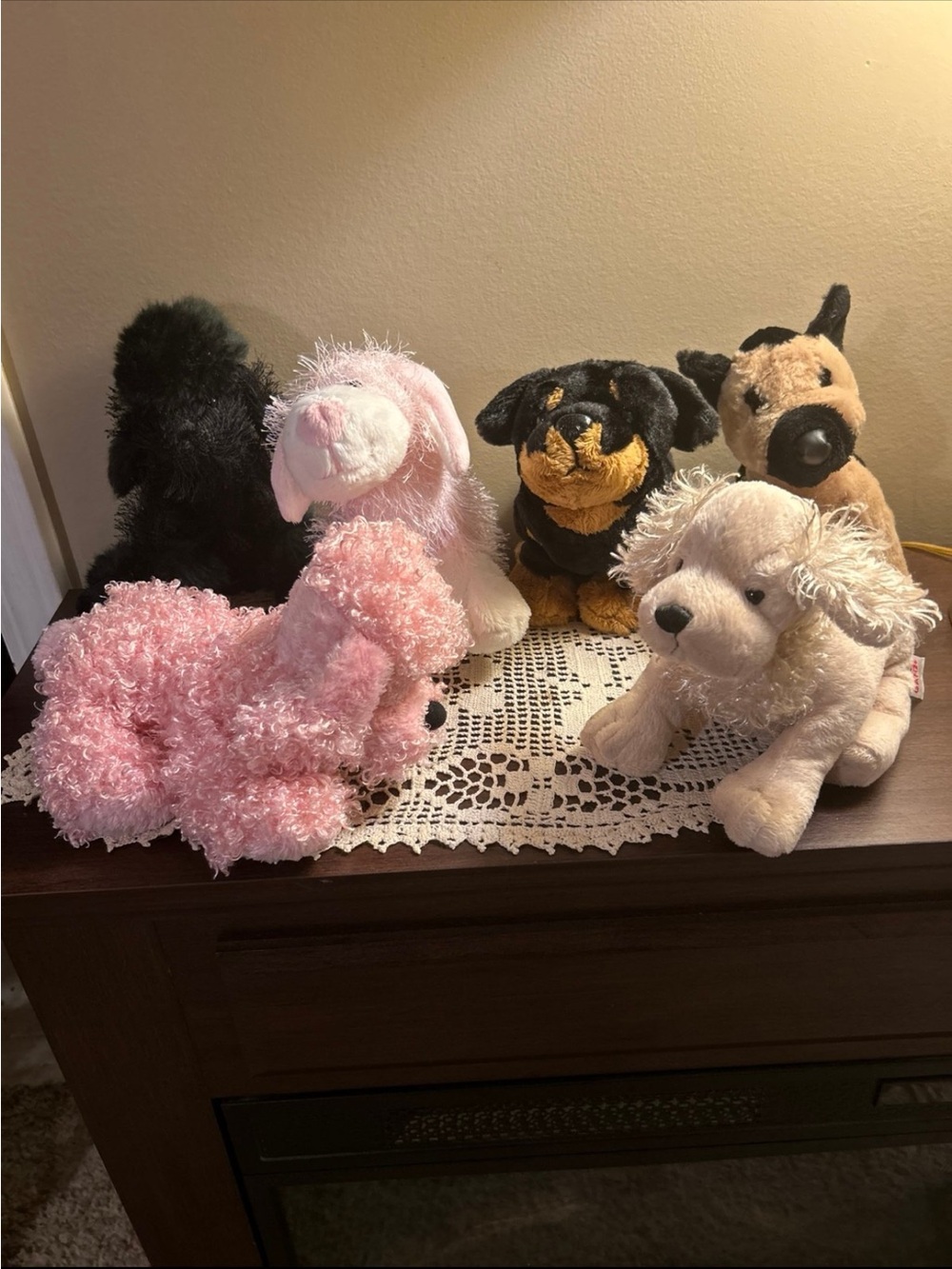 Webkinz lot of 6 dogs German shepherd poodles golden Rottweiler